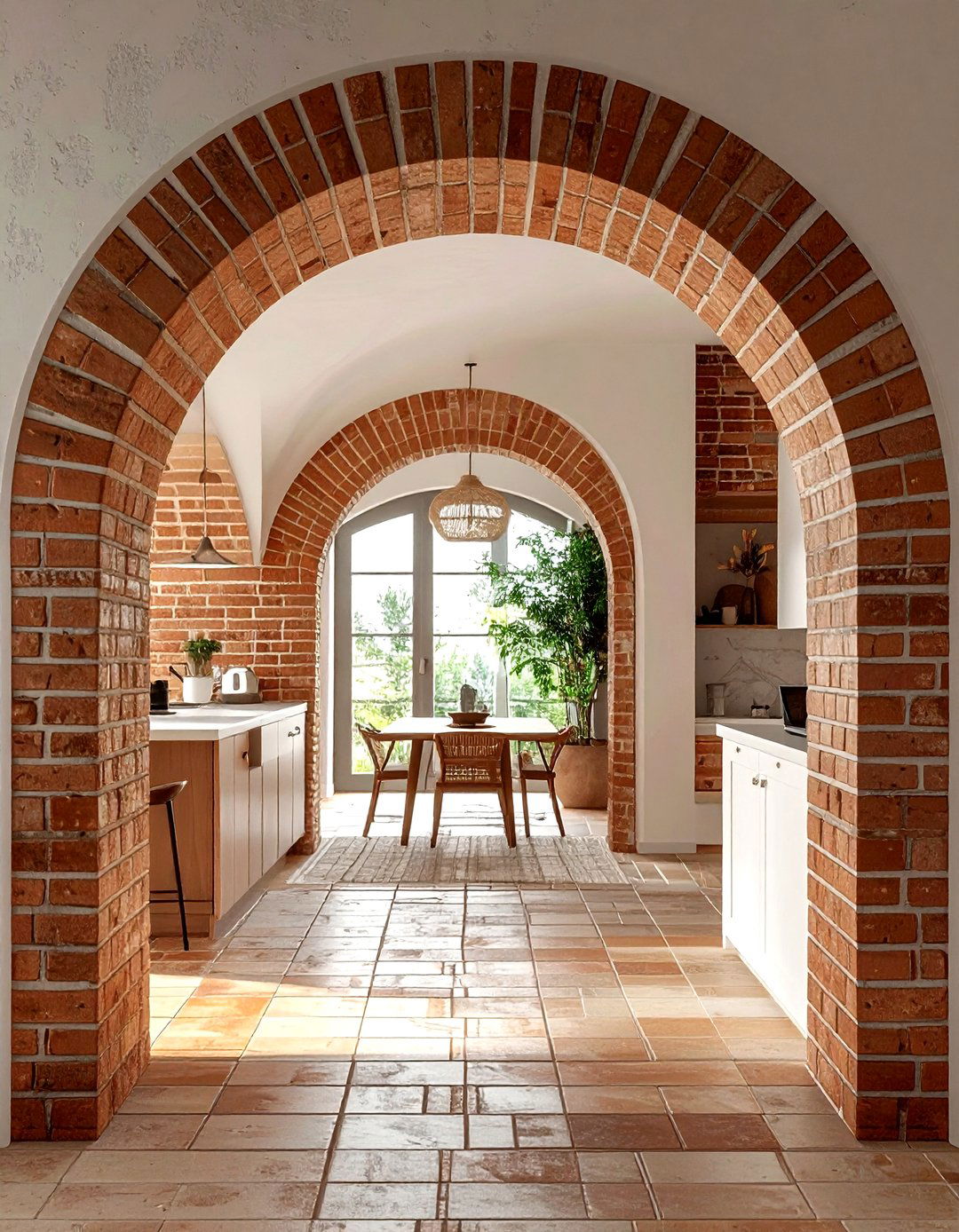 Brick archway interior - 30 brick accent ideas