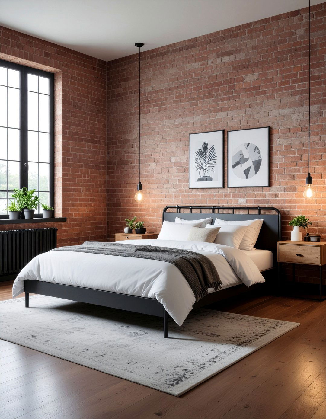 Brick wallpaper bedroom - 30 bedroom modern wallpapers