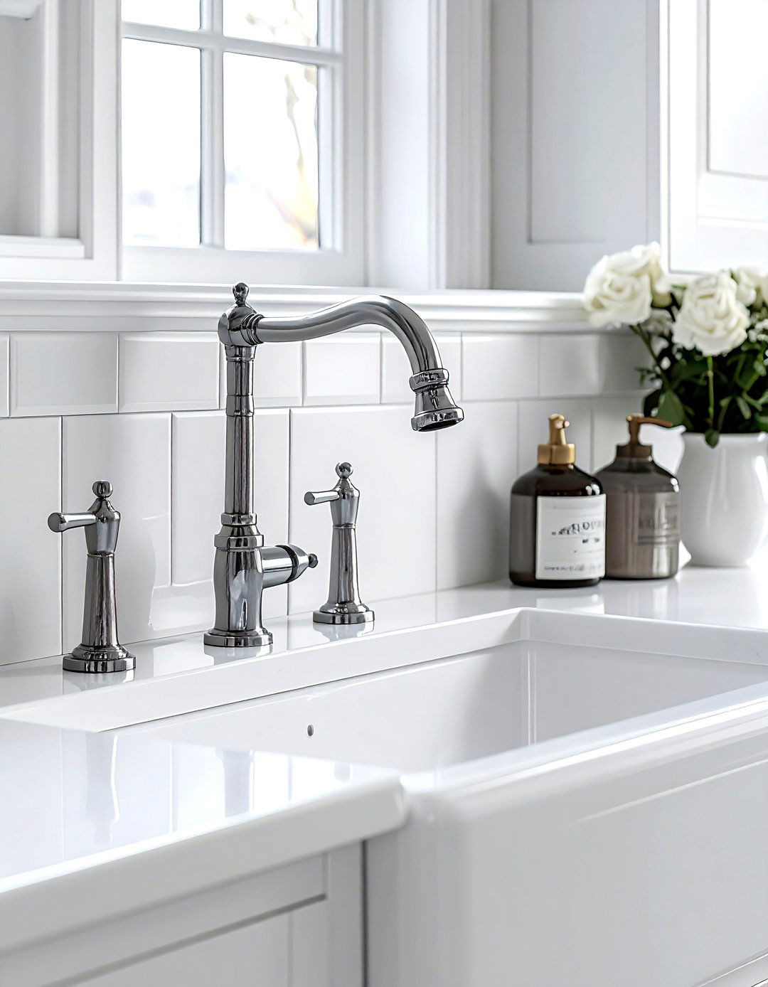 Bridge Faucet With Pull Down Sprayer - 30 pull-down kitchen faucet ideas