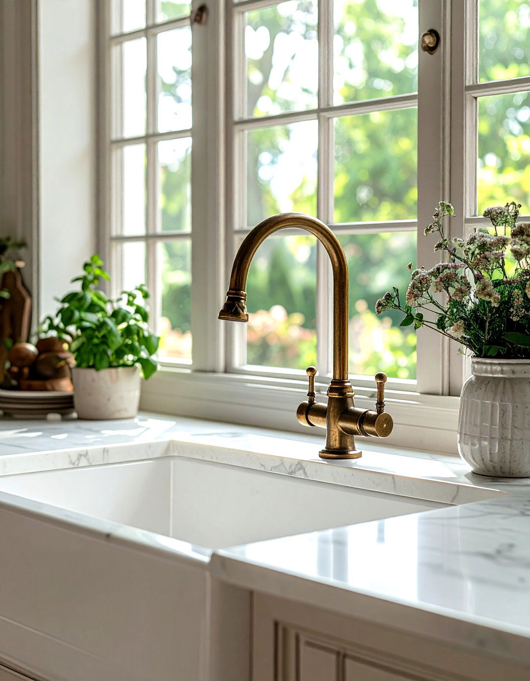 Bridge Kitchen Faucet - 30 kitchen timeless element ideas