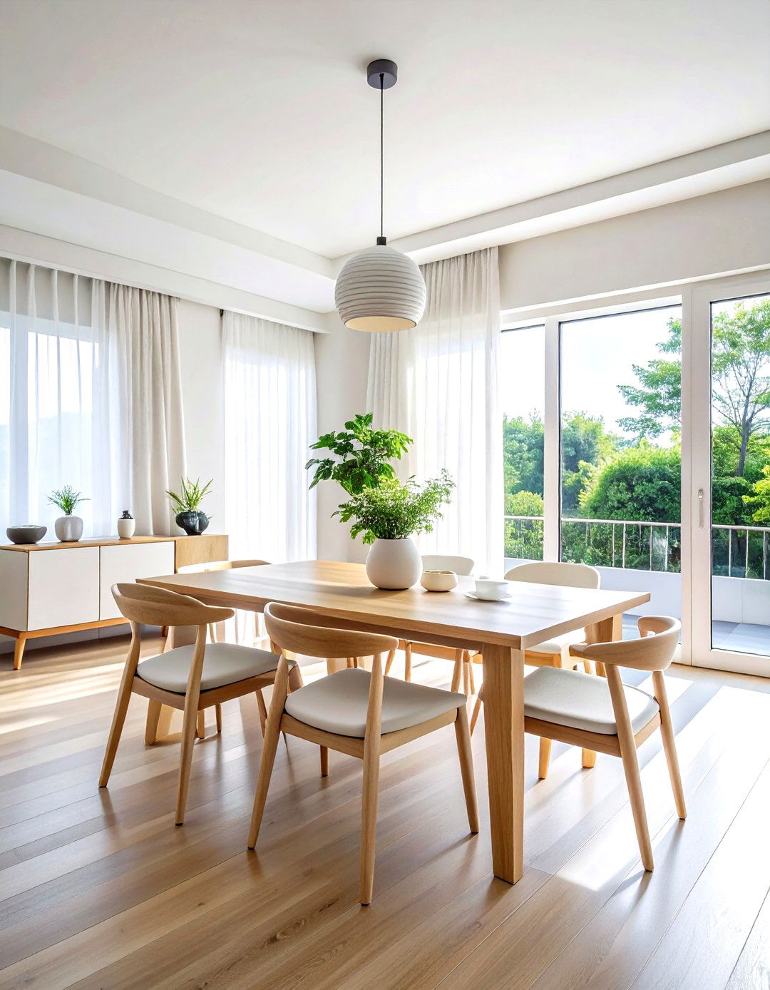 Bright Airy Dining Space - 30 Korean dining room ideas