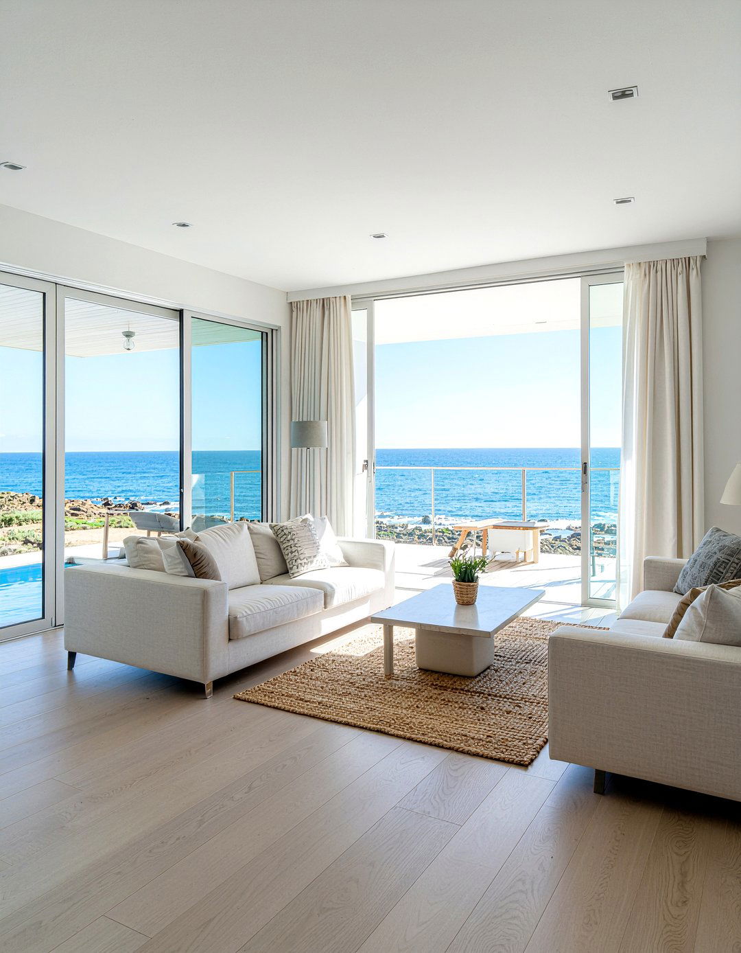 Bright Airy Open Floor Plan - 30 open plan living room ideas