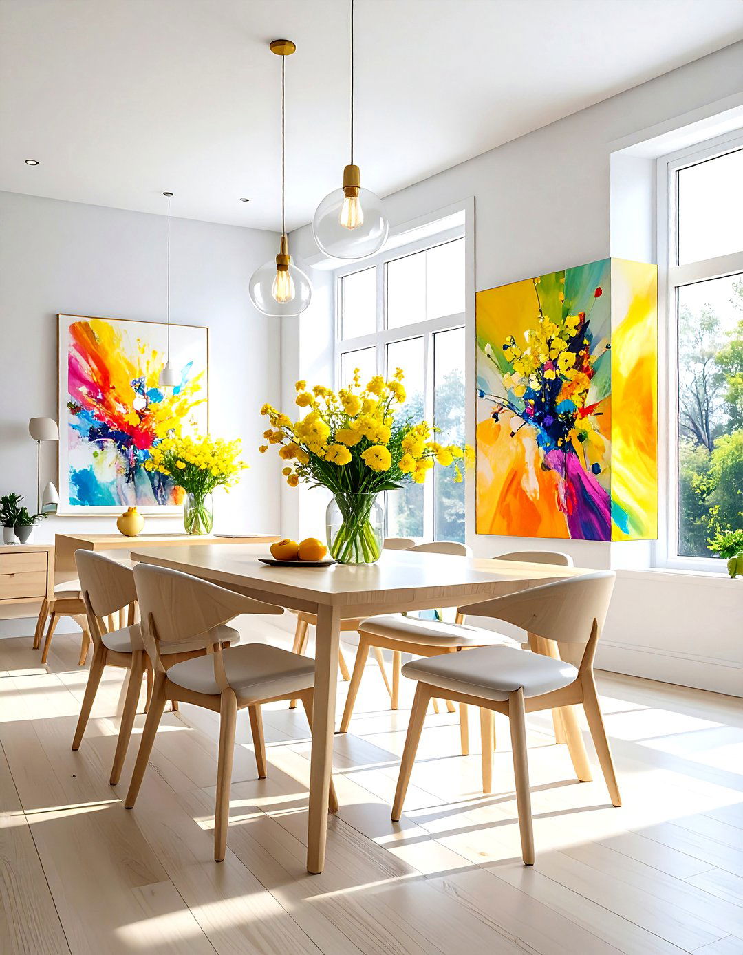 Bright Dining Room - 30 jaw-dropping dining room ideas