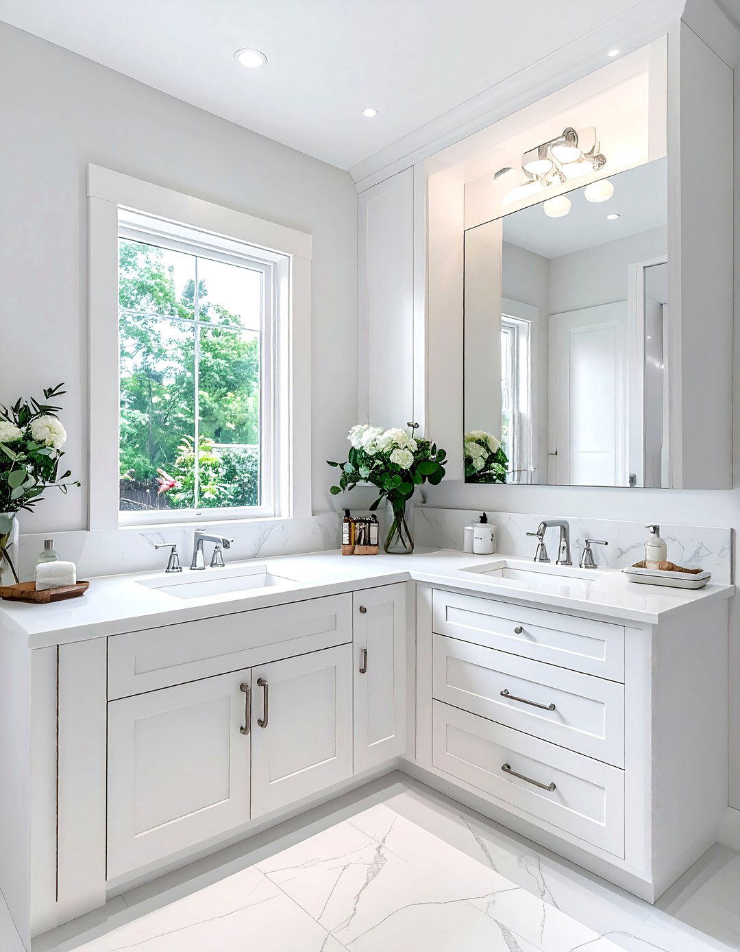 Bright White Bathroom Vanity - 30 bright white bathroom ideas