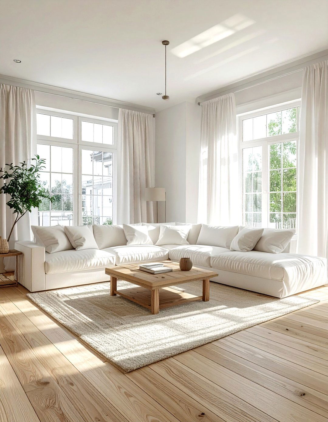 Bright airy living room - 30 show home living room ideas
