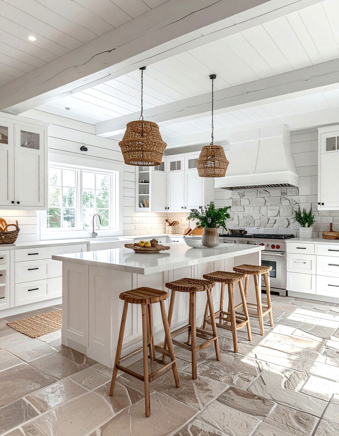 Bright white lodge - 30 lodge kitchen ideas