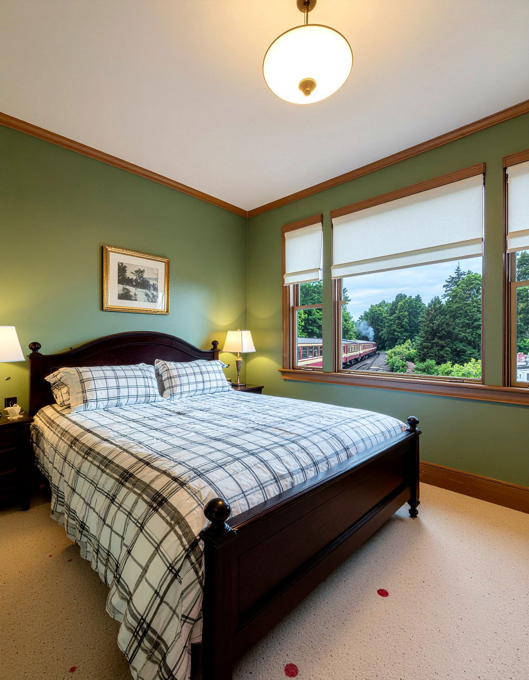 British Steam Train - 30 train bedroom ideas