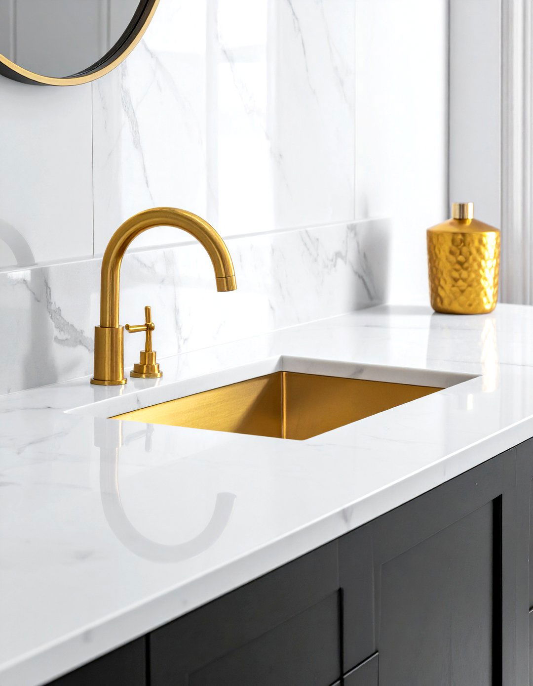 Brizo Litze Gold Faucet - 30 Brizo bathroom ideas