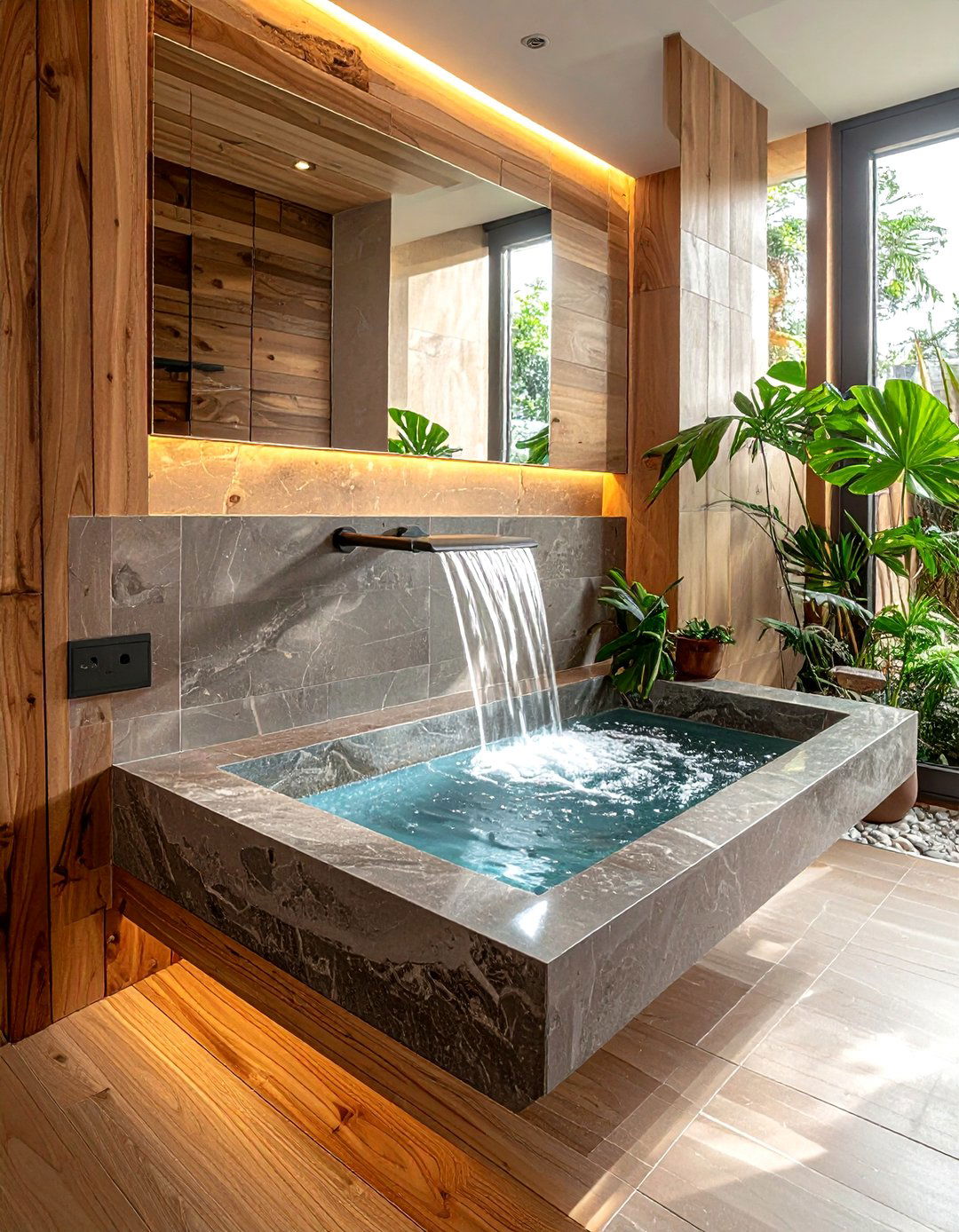 Brizo Siderna Waterfall Faucet - 30 Brizo bathroom ideas