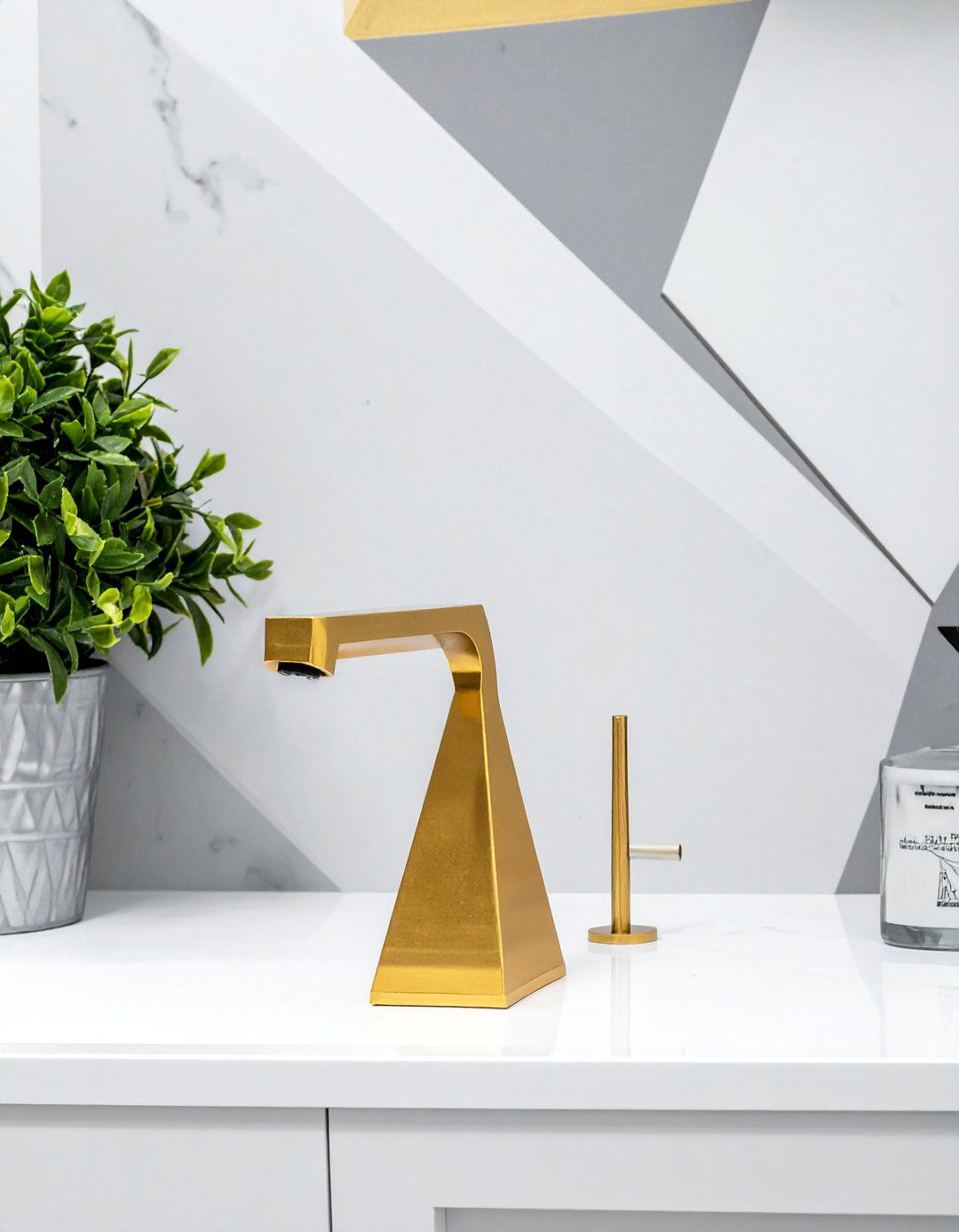 Brizo Sotria Geometric Faucet - 30 Brizo bathroom ideas