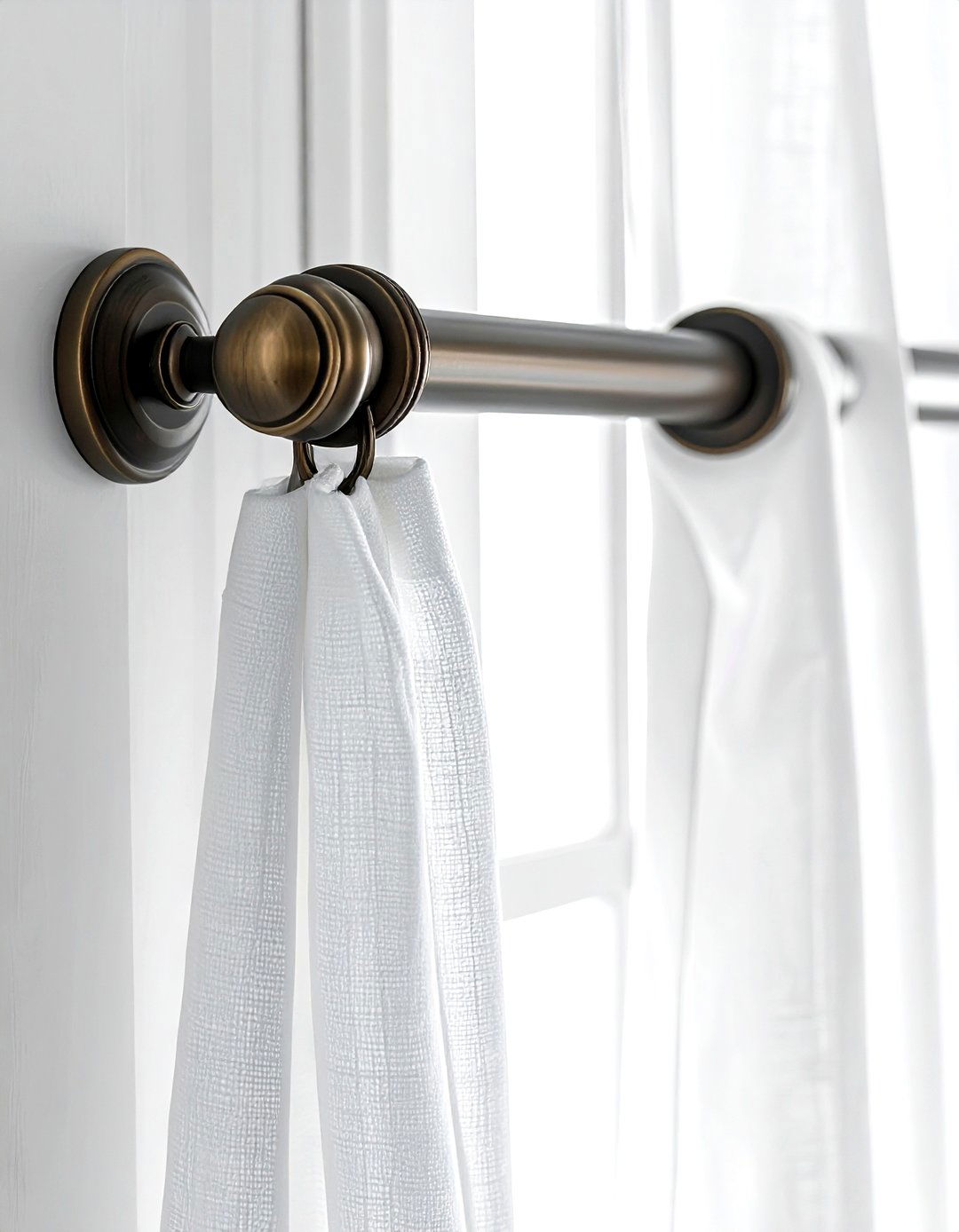 Bronze Curtain Rod - 30 bronze decor ideas