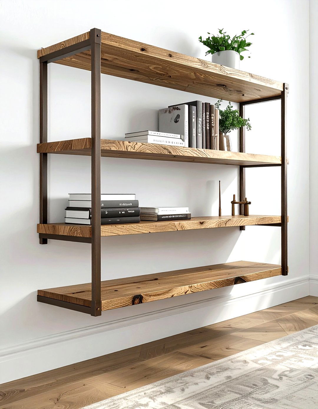 Bronze Floating Shelf - 30 bronze decor ideas