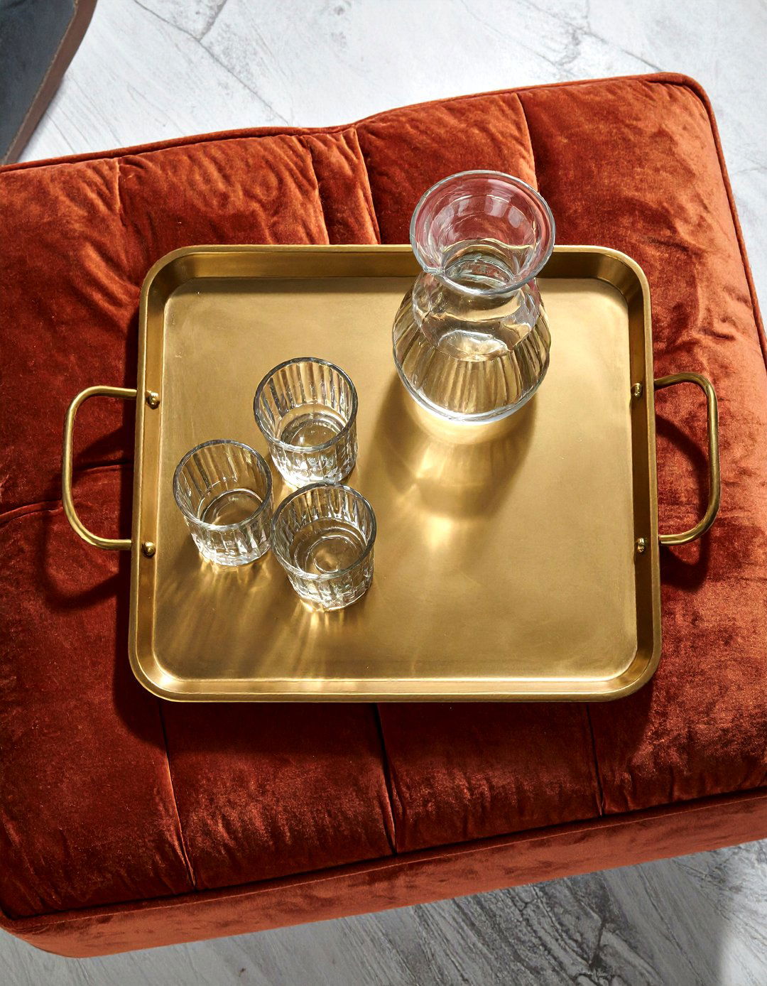 Bronze Serving Tray - 30 bronze decor ideas