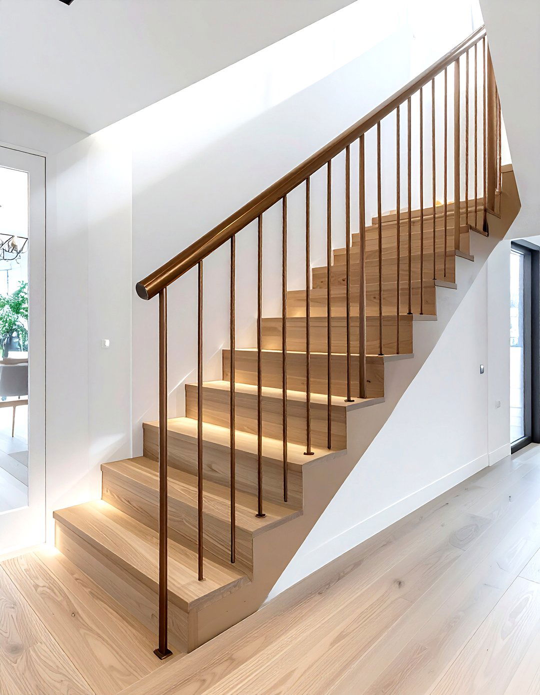 Bronze Stair Railing - 30 bronze decor ideas