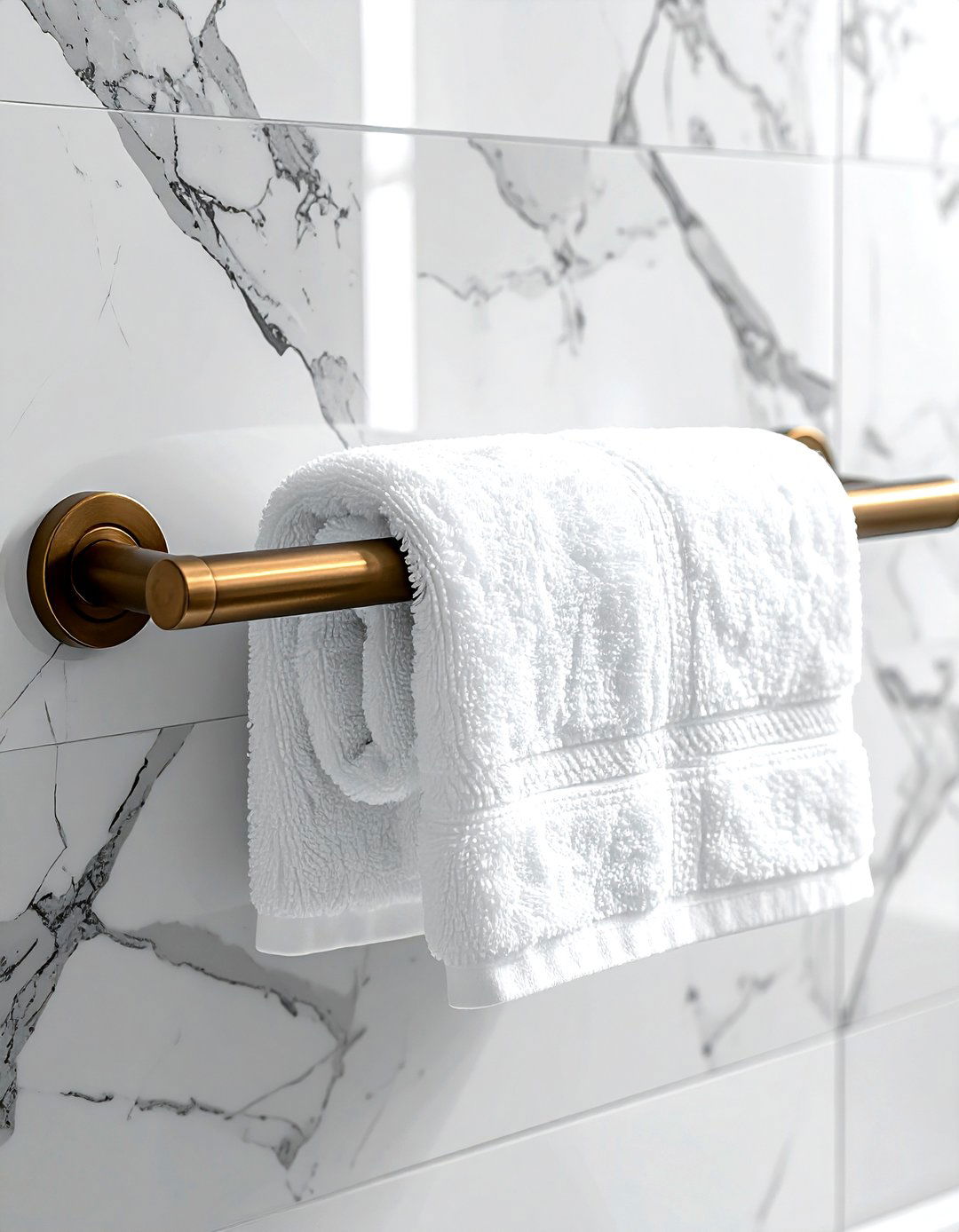 Bronze Towel Rack - 30 bronze decor ideas