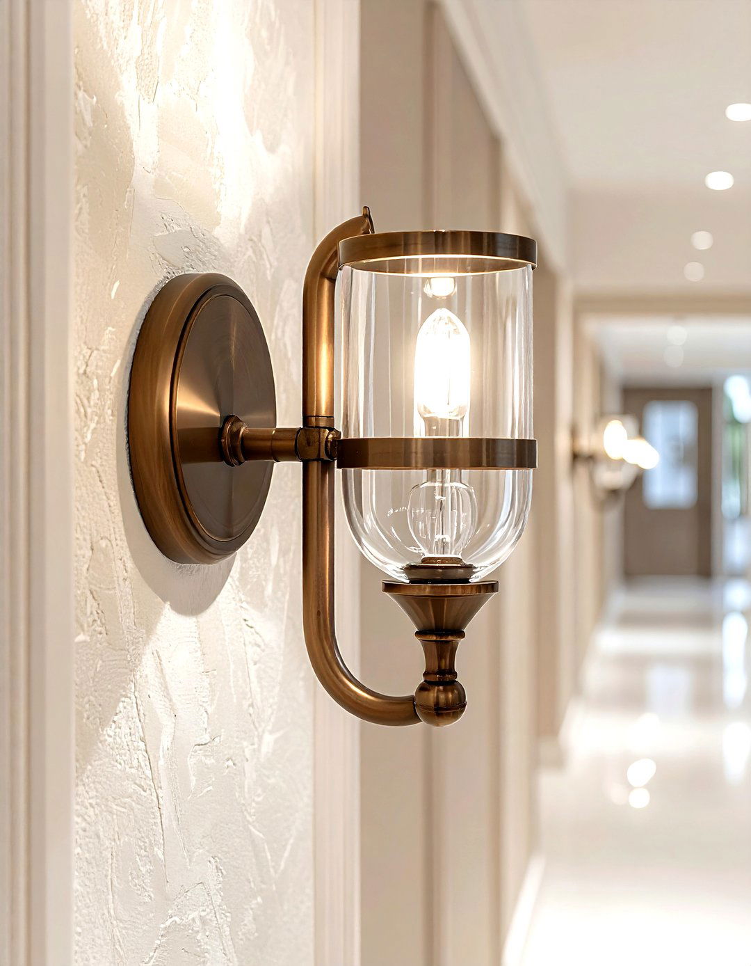 Bronze Wall Sconce - 30 bronze decor ideas