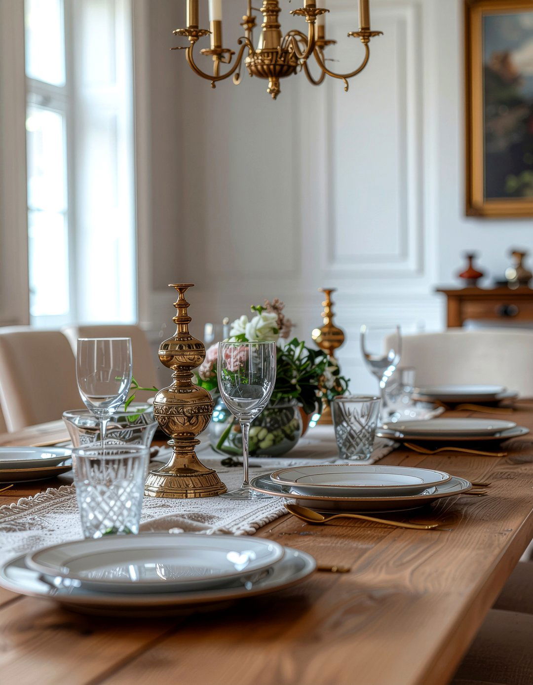 Bronze and brass dining room hardware - 30 dining room finish mixing ideas