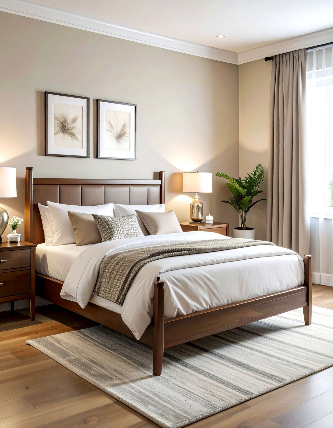 Bronze and nickel bedroom - 30 mixed metal decor ideas