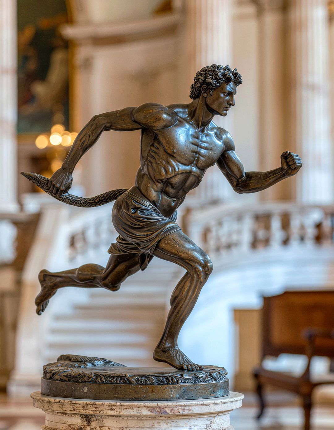 Bronze athlete sculpture - 30 figurine ideas