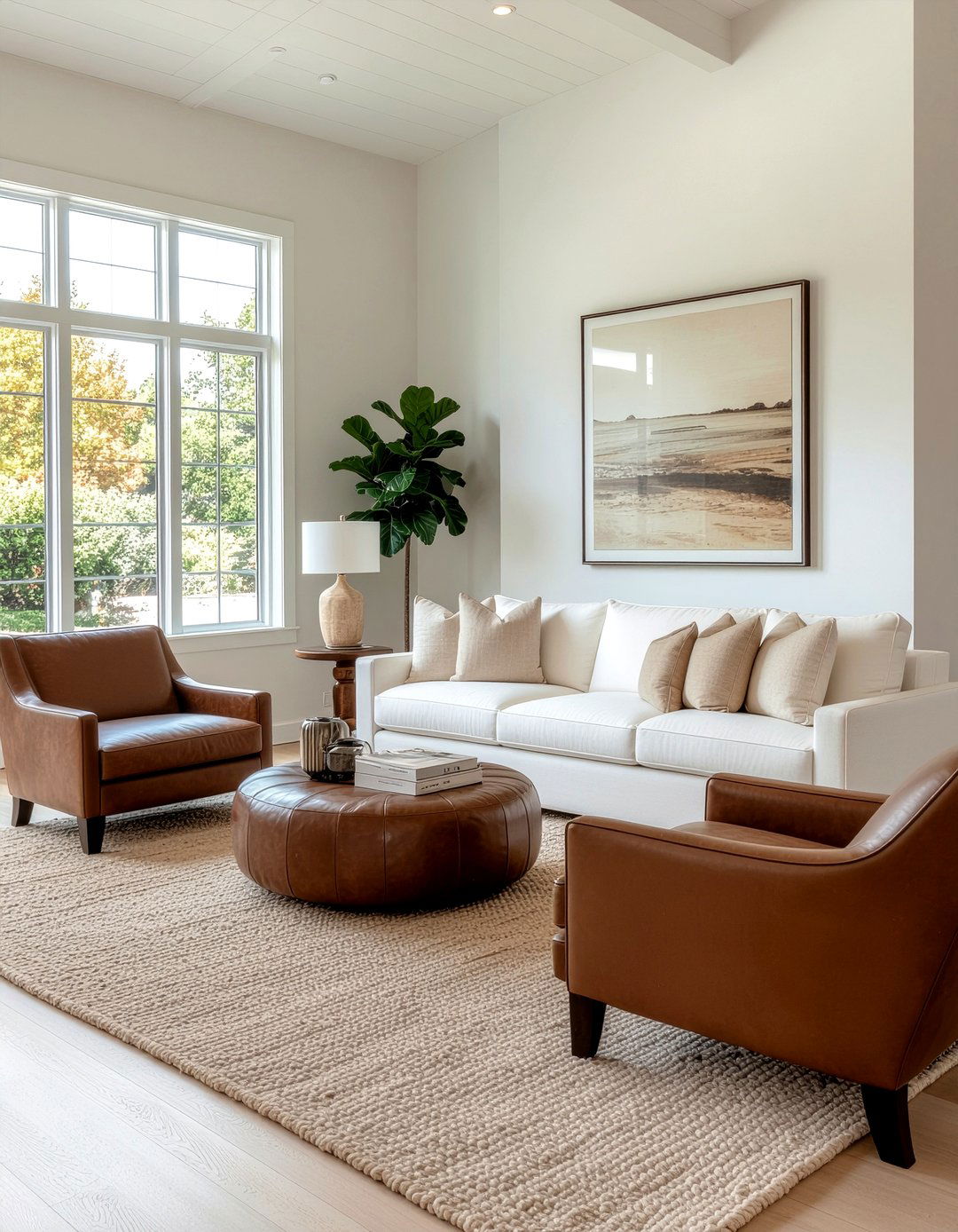 Brown And Cream Living Room - 30 chocolate living room ideas