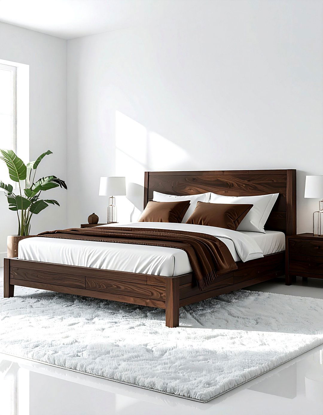 Brown And White Bedroom - 30 brown bedroom ideas