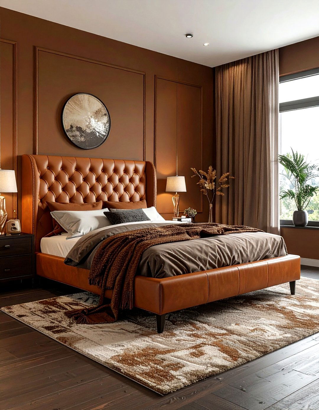 Brown Bedroom - 30 monochromatic bedroom ideas