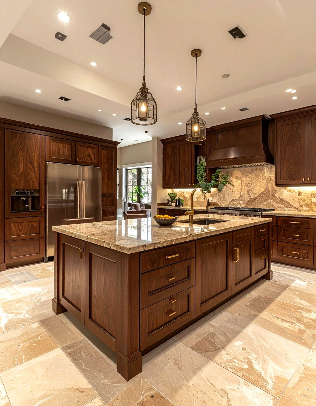 Brown Kitchen - 30 simple kitchen ideas