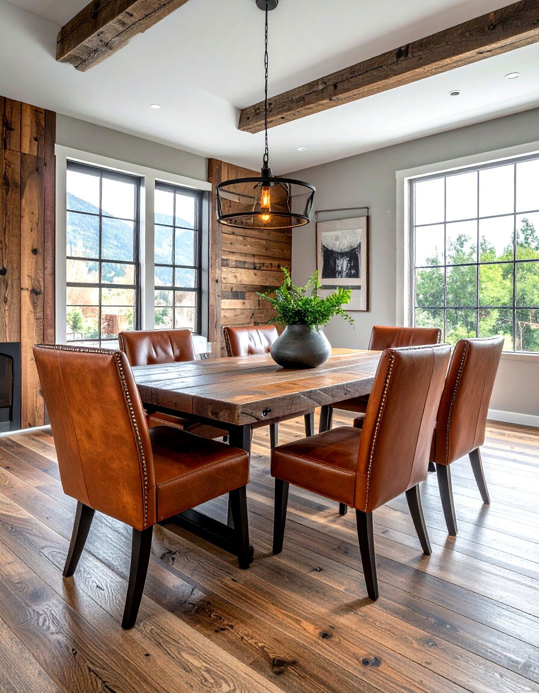Brown Leather Chair Dining Room - 30 warm brown dining room ideas