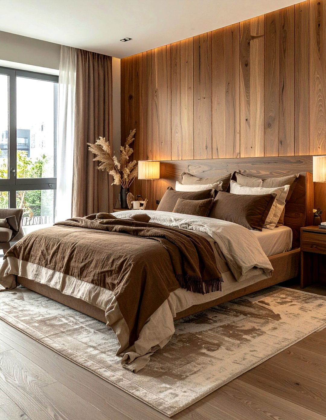 Brown Linen Bedding - 30 brown decor ideas