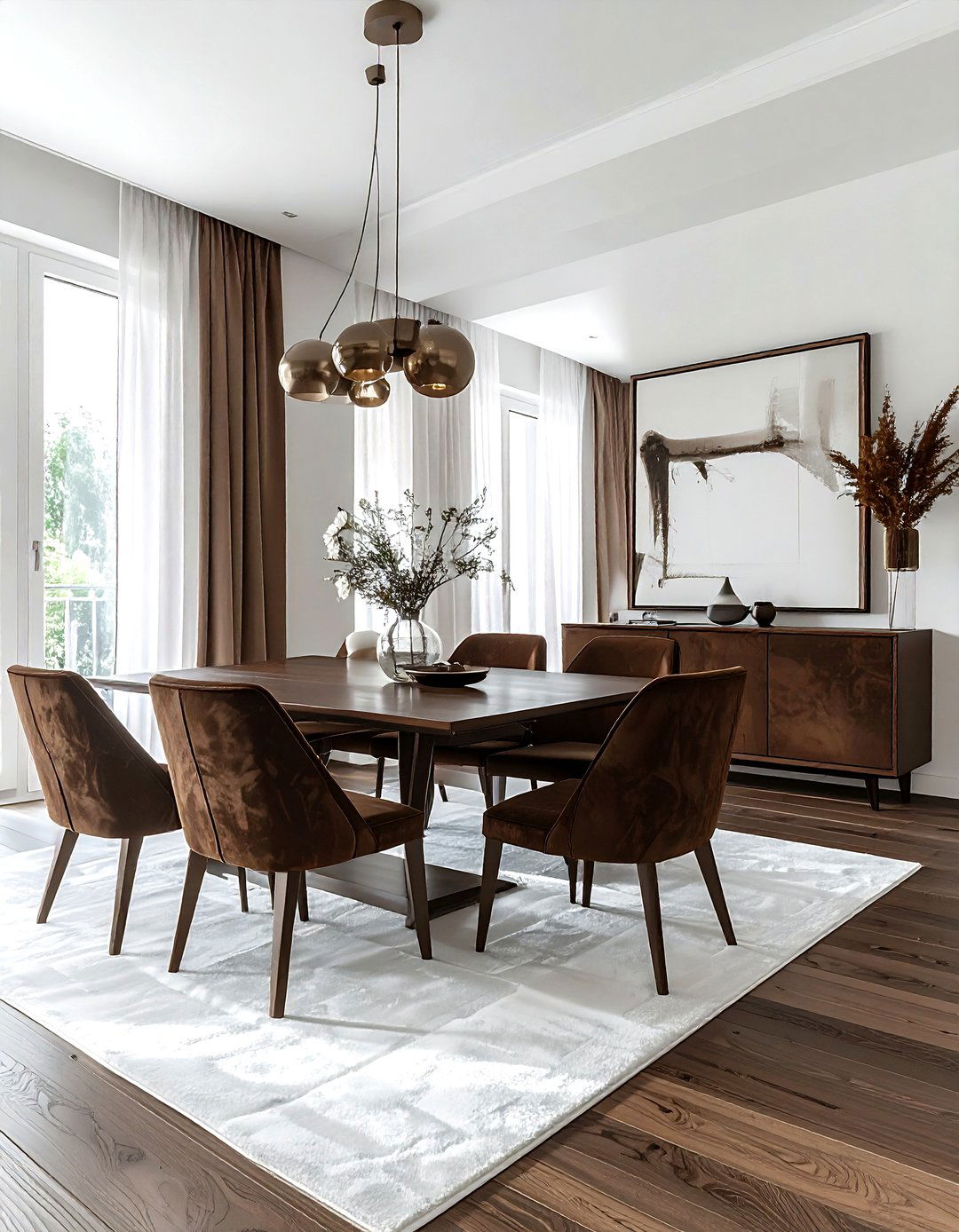 Brown and white living room - 30 brown living room ideas