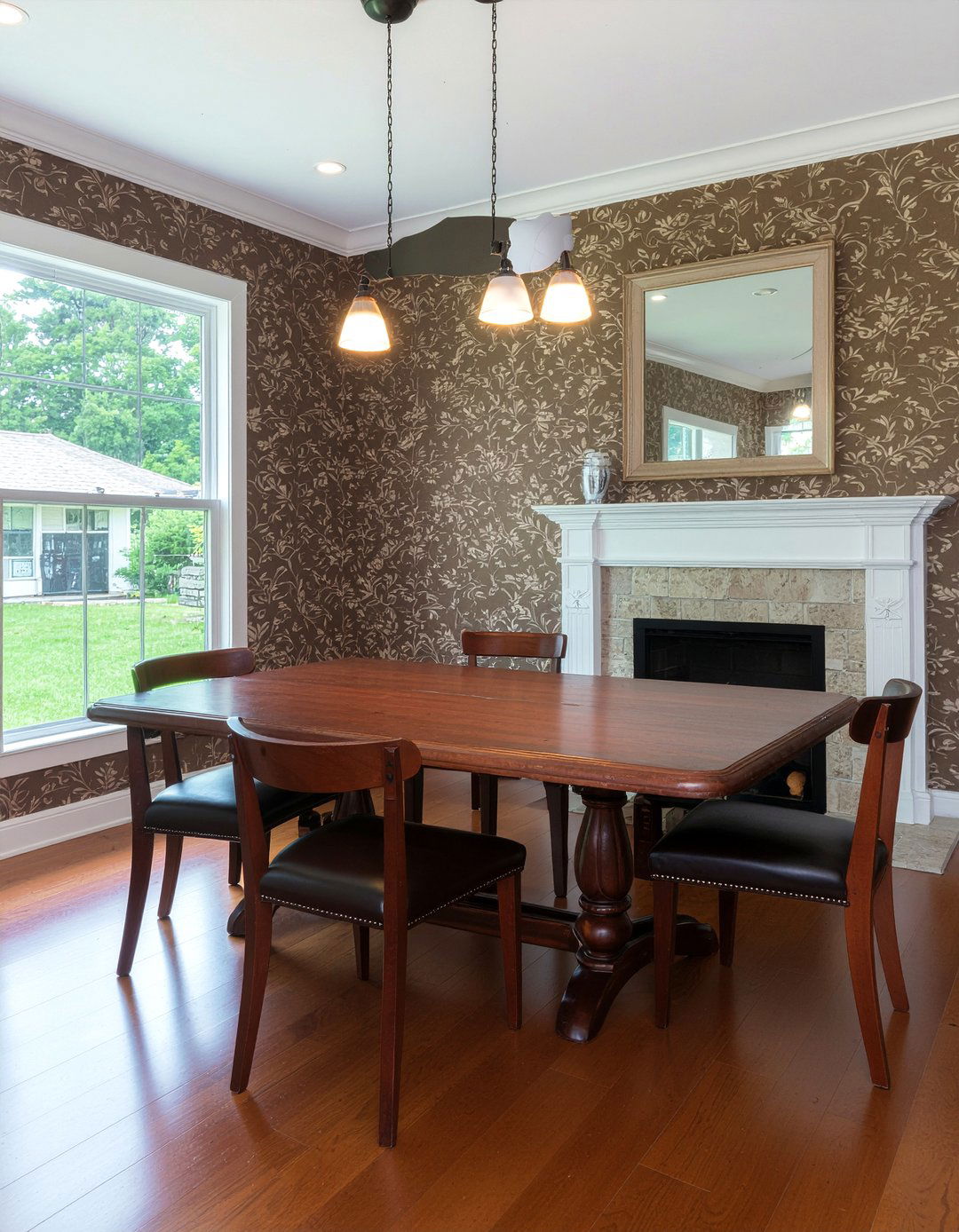 Brown grasscloth wallpaper dining room - 30 grasscloth wallpaper dining room ideas
