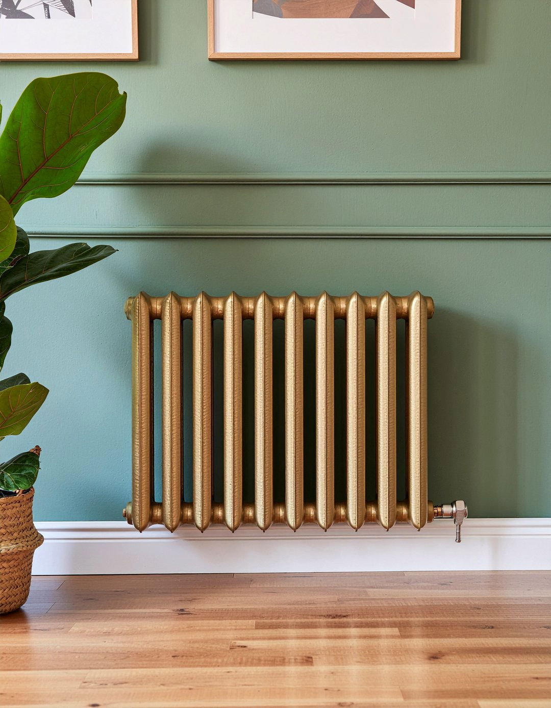 Brushed Brass Radiator - 30 living room radiators