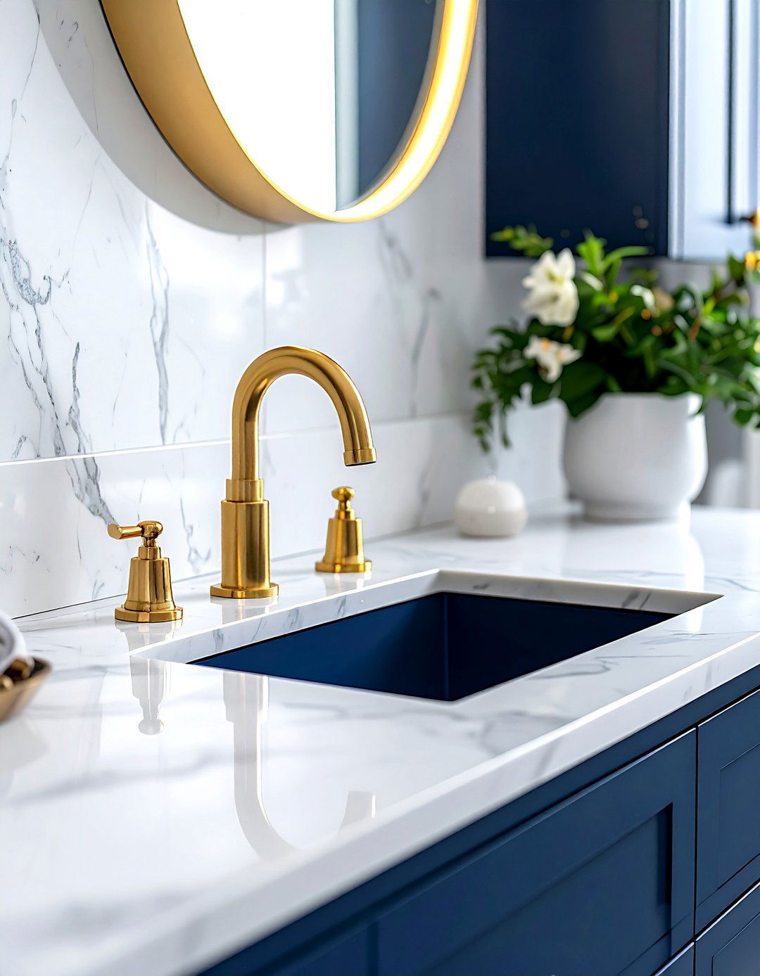 Brushed Gold Bathroom Faucet - 30 single hole faucet ideas
