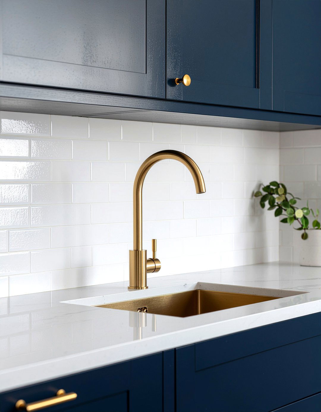 Brushed Gold Kitchen Faucet - 30 kitchen faucet ideas