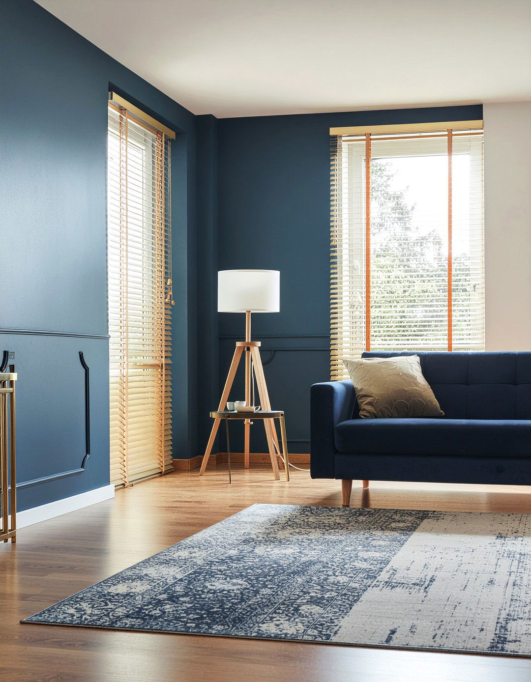 Brushed Gold Venetian Blinds - 30 living room venetian blinds