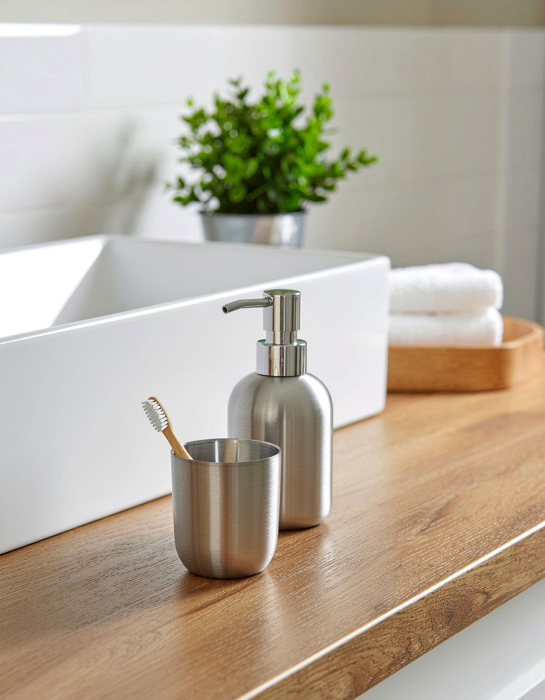 Brushed Nickel Bath Accessories - 30 nickel bathroom ideas