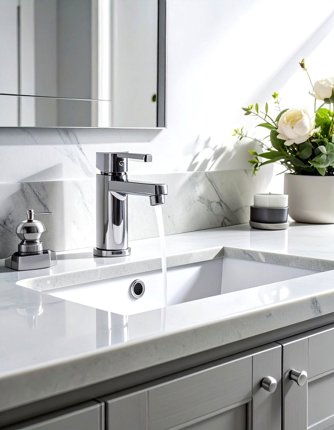 Brushed Nickel Bathroom Faucet - 30 single hole faucet ideas