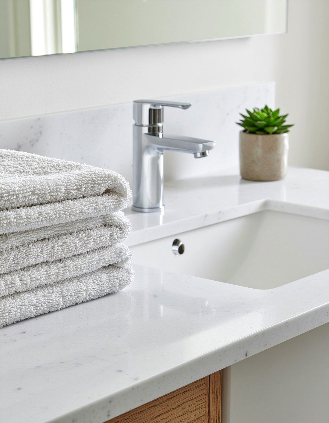 Brushed Nickel Faucet - 30 nickel bathroom ideas