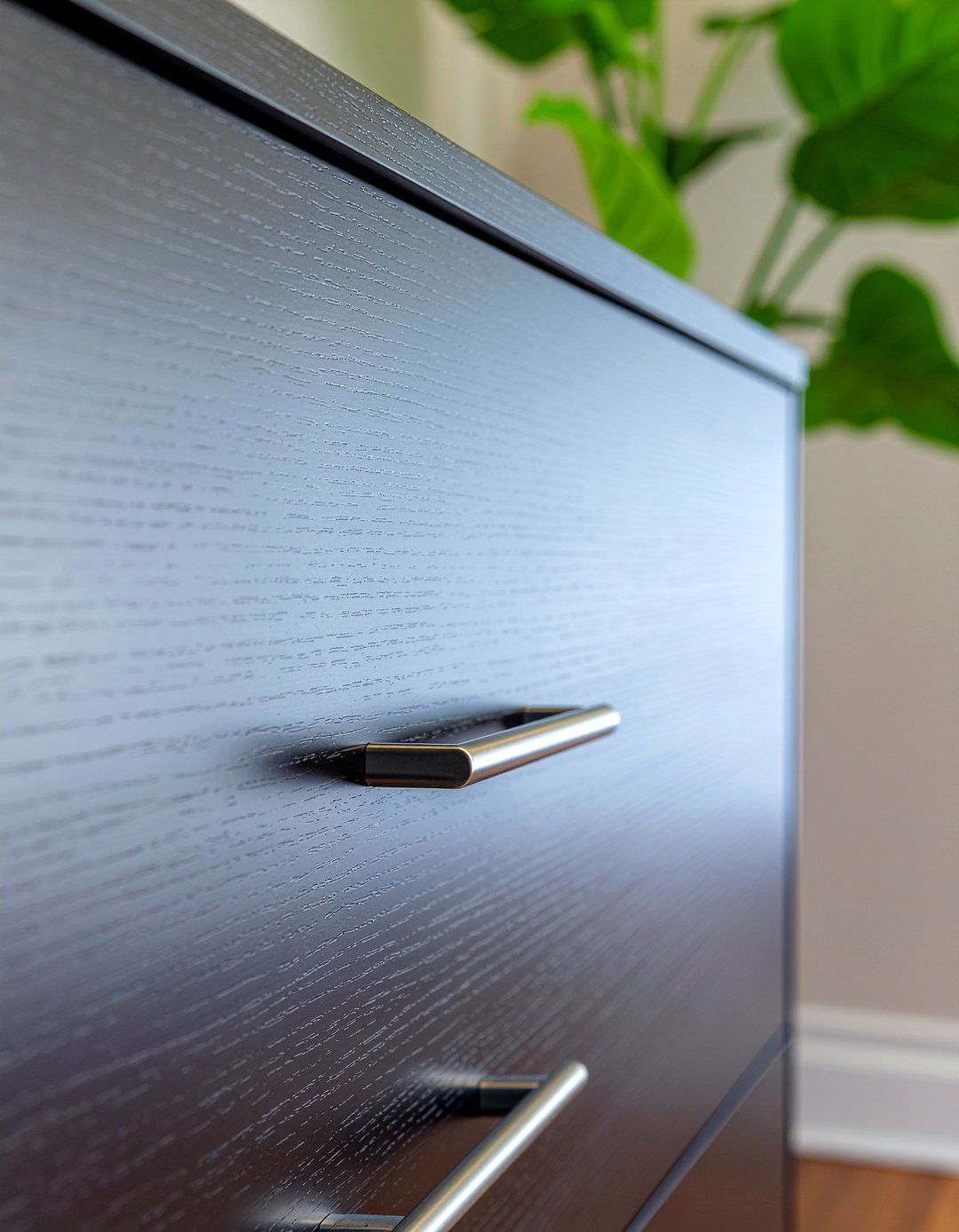 Brushed Nickel Hardware - 30 metal accent bedroom ideas