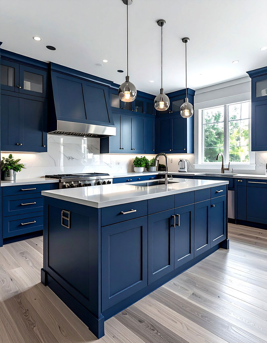 Brushed Nickel Kitchen - 30 metal kitchen ideas