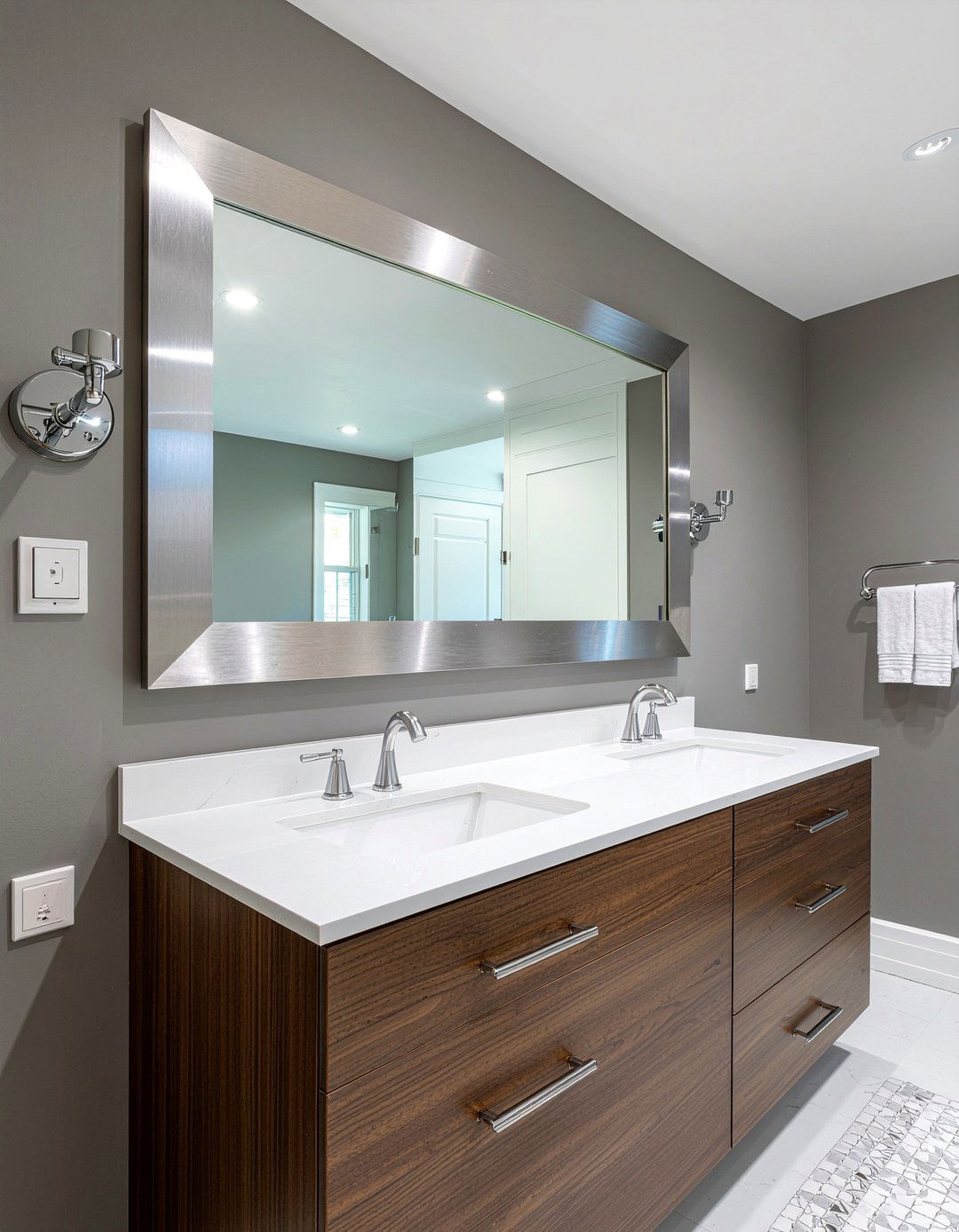 30 Nickel Bathroom Ideas for a Clean and Timeless Design