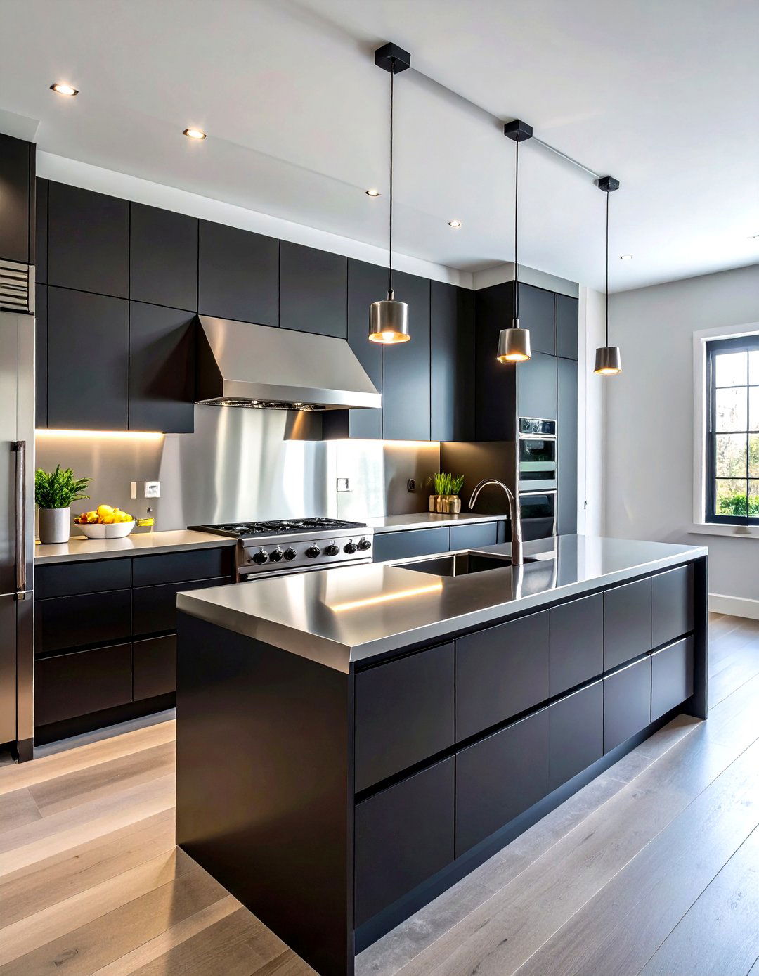 Brushed Stainless Steel Sheet - 30 stainless steel backsplash kitchen ideas