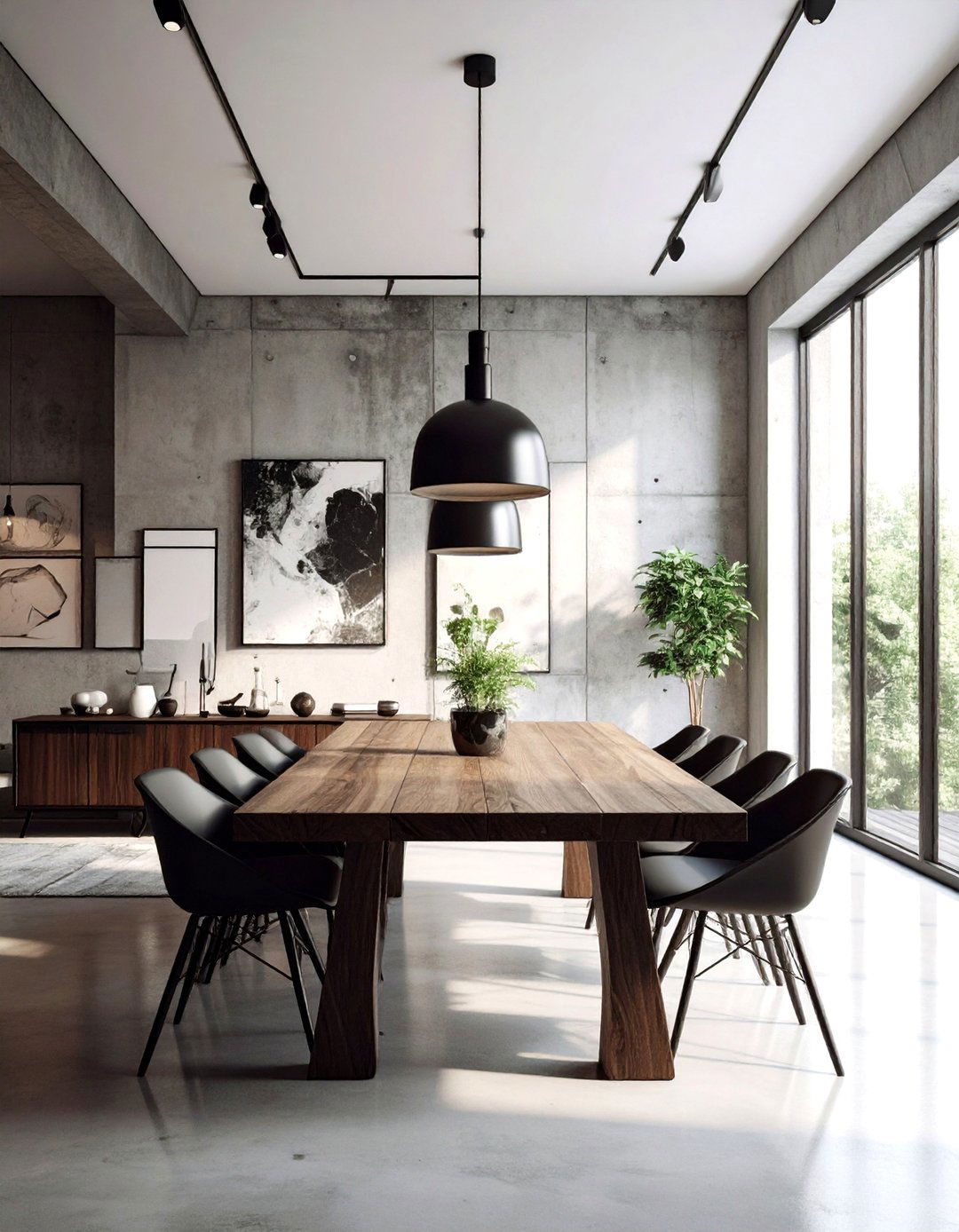 Brutalist Concrete Interior - 30 period home decor ideas