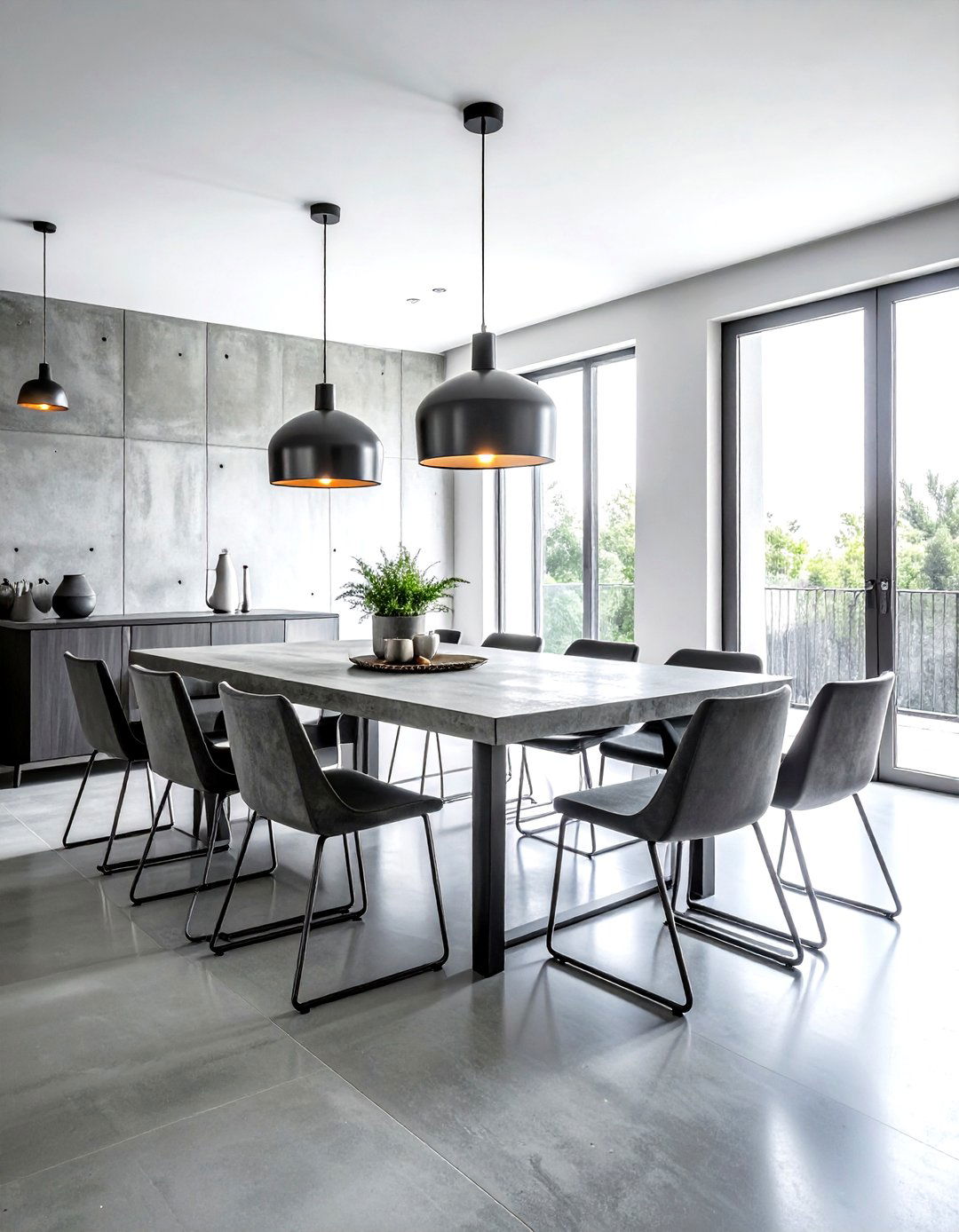 Brutalist Dining Room - 30 grand dining room ideas