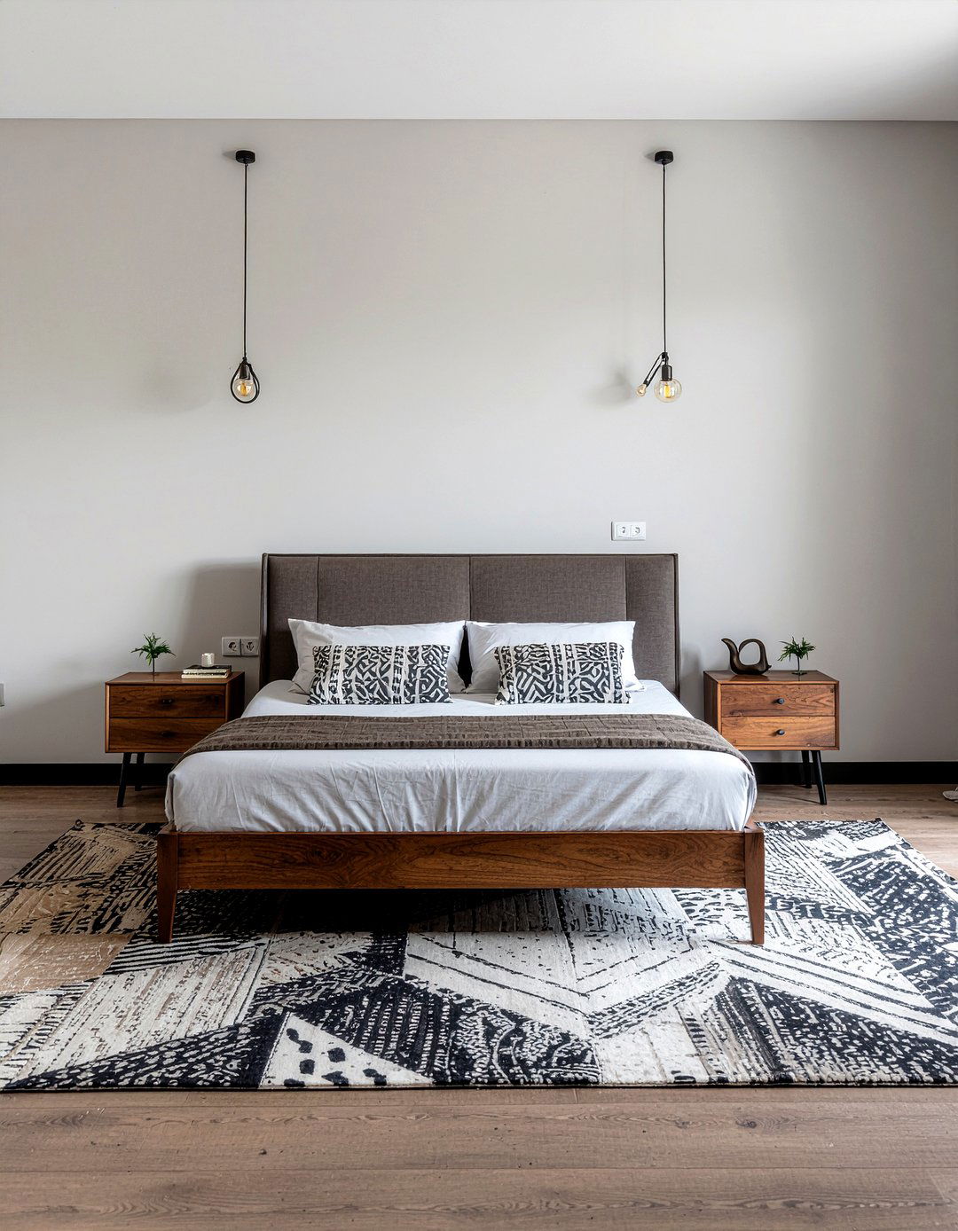 Brutalist Nightstand - 30 bedroom vintage nightstands