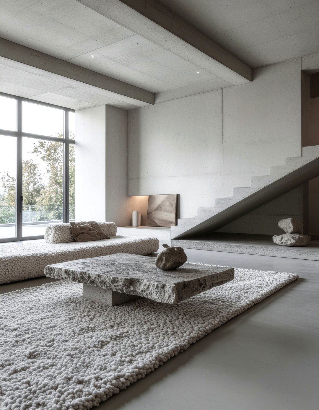 Brutalist living room decor - 30 one of a kind living room ideas