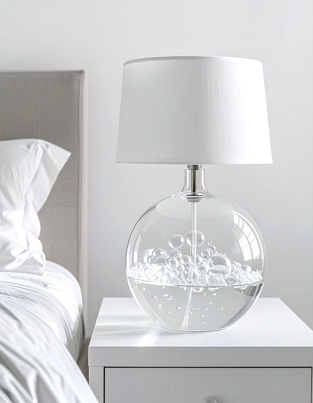 Bubble Glass Lamp - 30 glass decor ideas