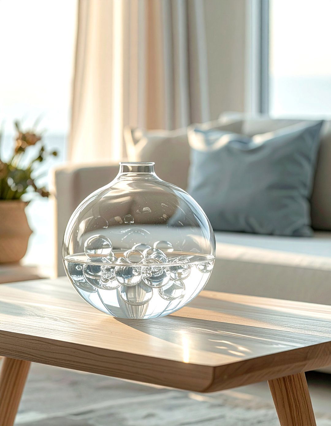 Bubble glass vase - 30 modern vase ideas