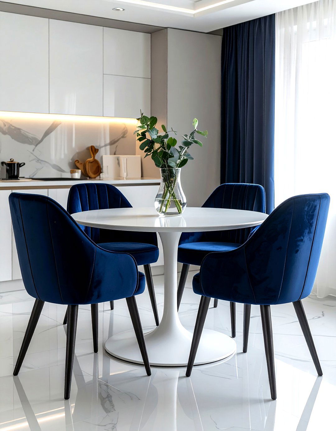 Bucket Seat Velvet Dining Chair - 30 velvet dining chair ideas