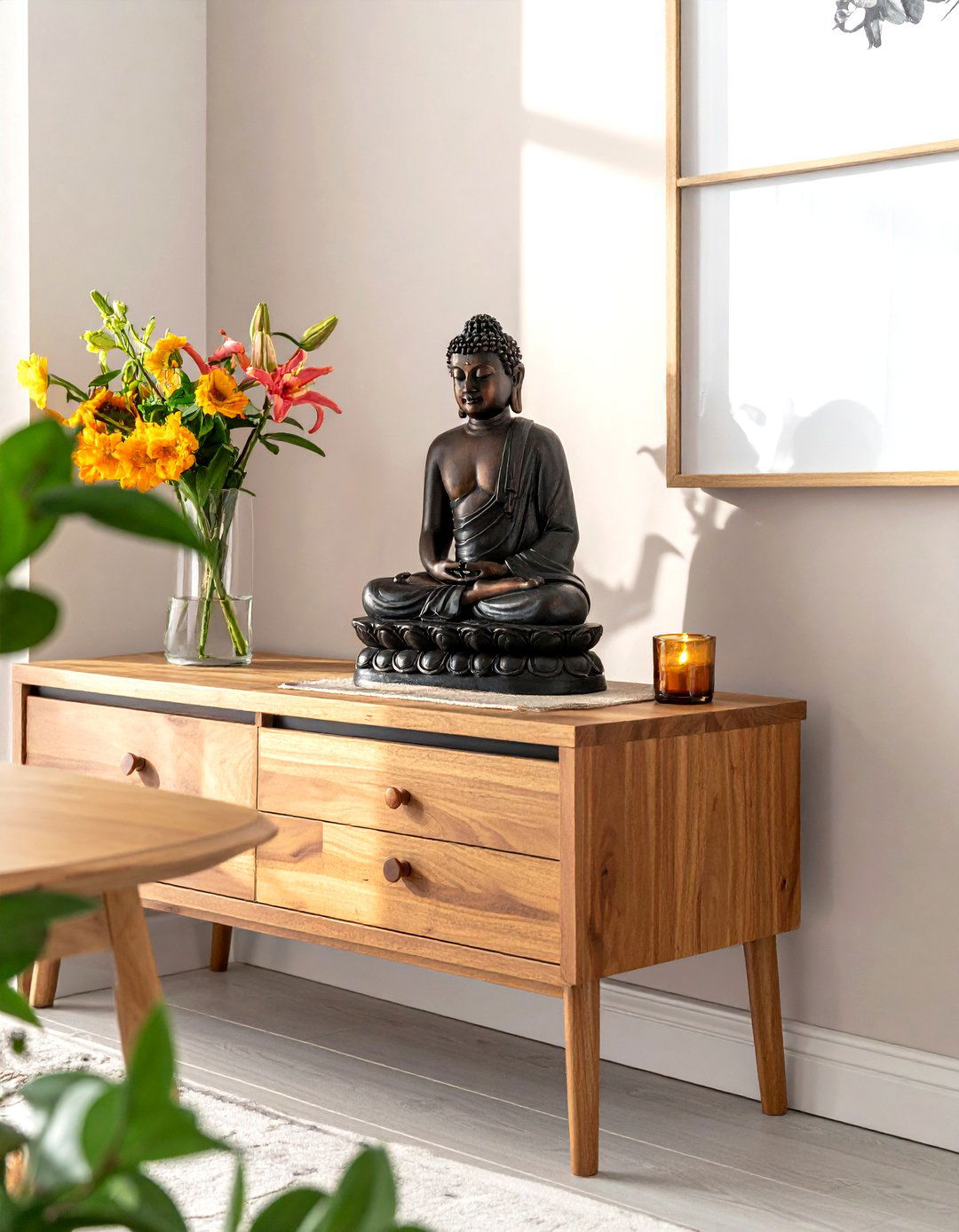 Buddha Statue Decor - 30 Thai dining room ideas